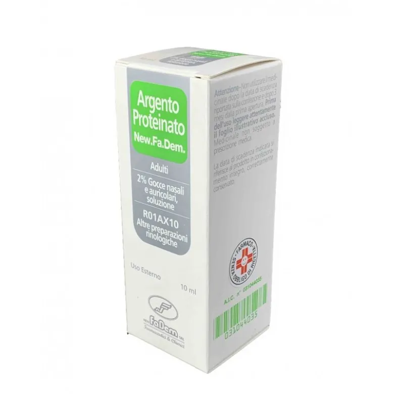 Argento Proteinato Adulti Gocce Orali 10ml 2%