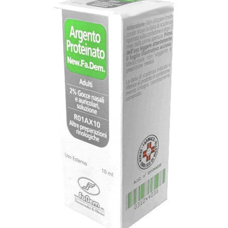 Argento Proteinato Adulti Gocce Orali 10ml 2%