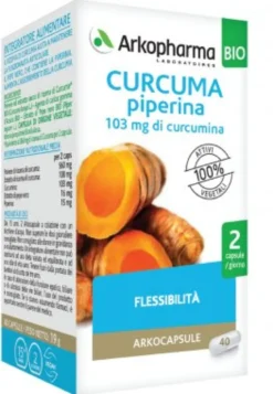 Arkopharma Arkocapsule Curcuma + Piperina Bio 40 capsule