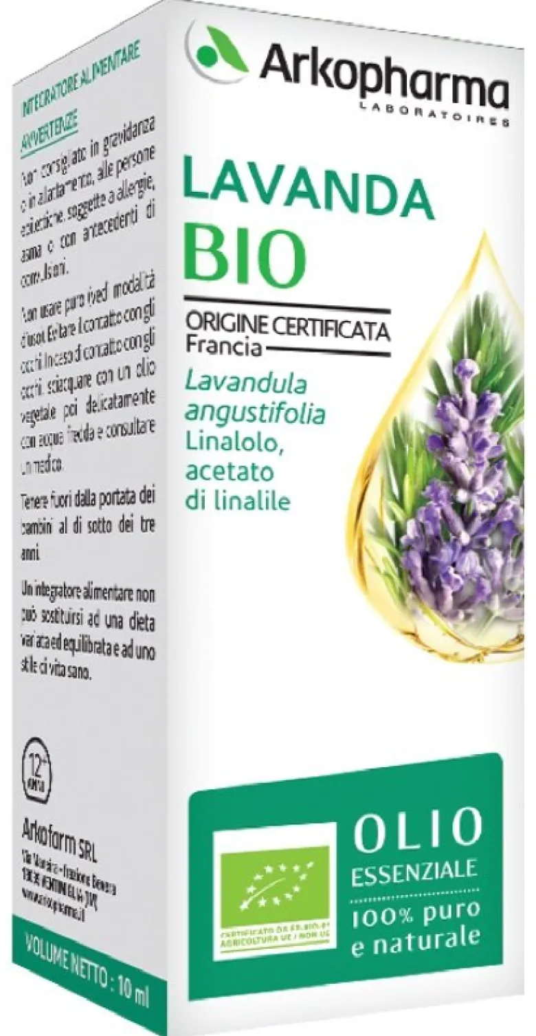 Arkopharma Arko Essentiel Olio Essenziale Lavanda Bio 10ml