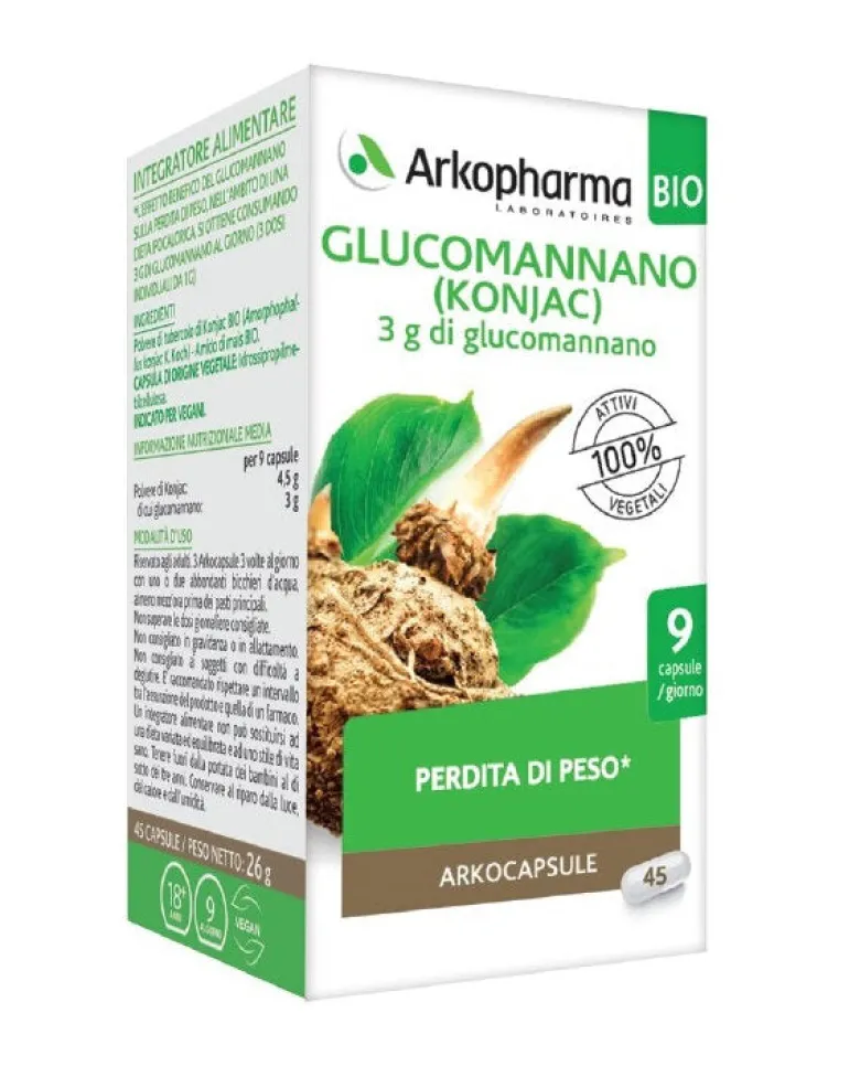 Arkopharma Glucomannano Bio 45 capsule