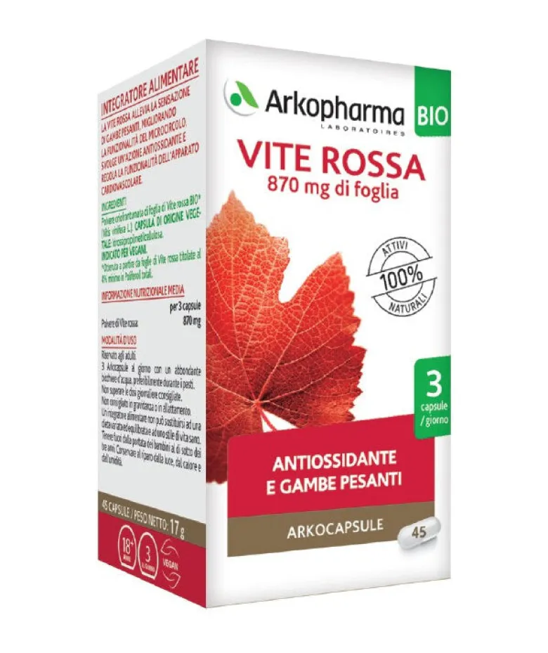 Arkopharma Vite Rossa 45 Capsule