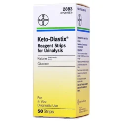 Ascensia Keto-Diastix Misurazione Glicosura e Chetonuria 50 strisce
