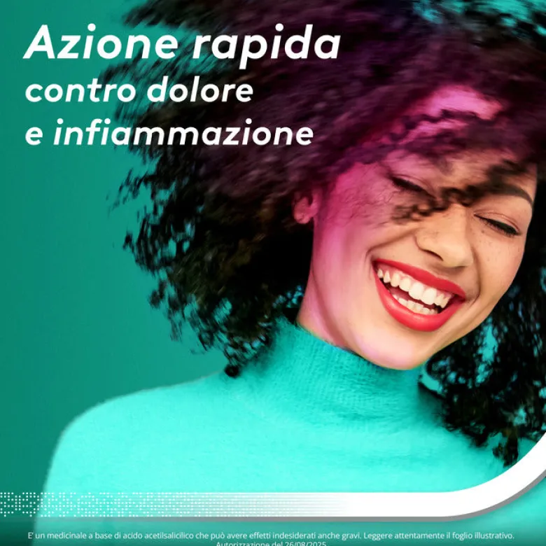 Aspirina Dolore e Infiammazione Antidolorifico Antinfiammatorio per Mal di Testa e Dolori 8 Cpr
