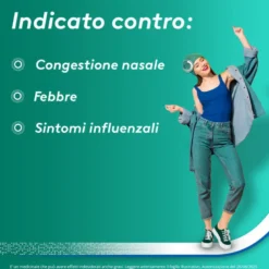 Aspirina Influenza Naso Chiuso 20 Buste - Antidolorifico e Decongestionante
