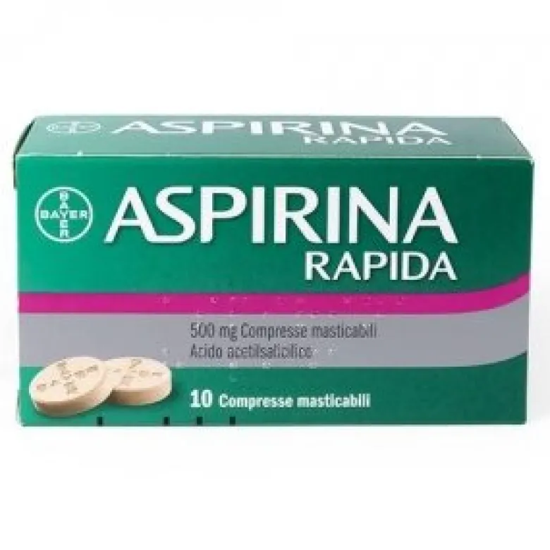 Aspirina Rapida 10 compresse masticabili 500mg
