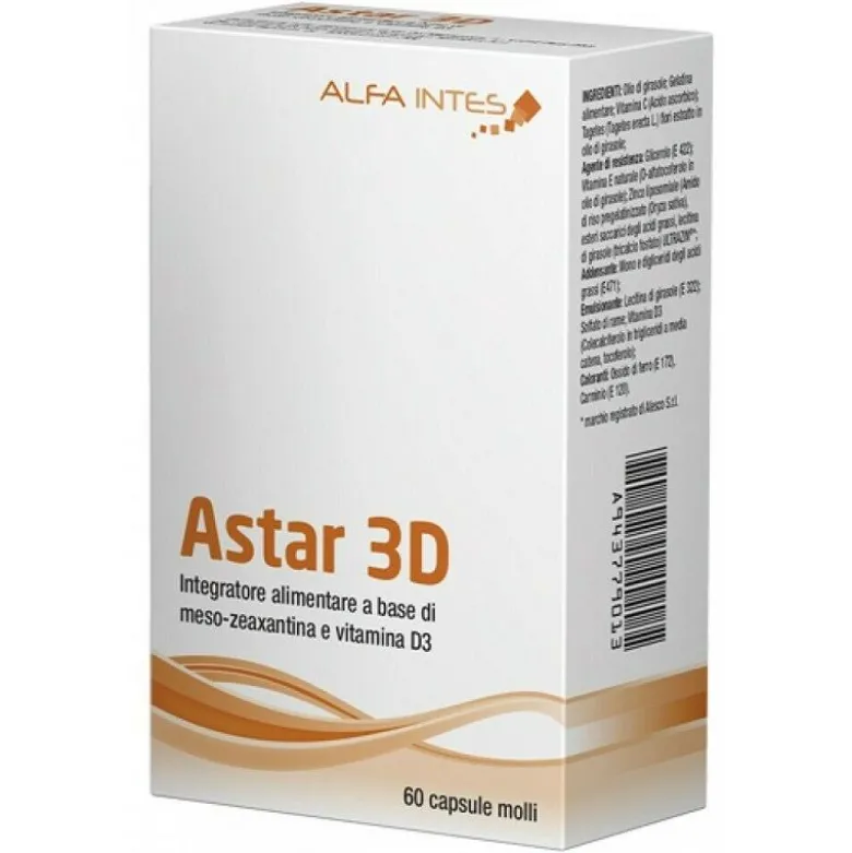 Astar 3D 60 Capsule Molli Integratore Benessere 3D