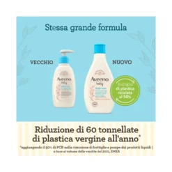 Aveeno Baby Daily Care Bagnetto Corpo E Capelli per Pelli Delicate, Senza Solfati e Parabeni, 250 ml