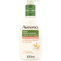 Aveeno Crema Idratante Corpo Pelle Secca Daily Mosturising allo Yogurt 300 ml