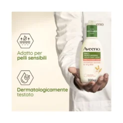 Aveeno Crema Idratante Corpo Pelle Secca Daily Mosturising allo Yogurt 300 ml