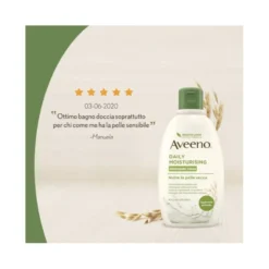 Aveeno Daily Moisturising Bagno doccia con profumazione delicata 500ml
