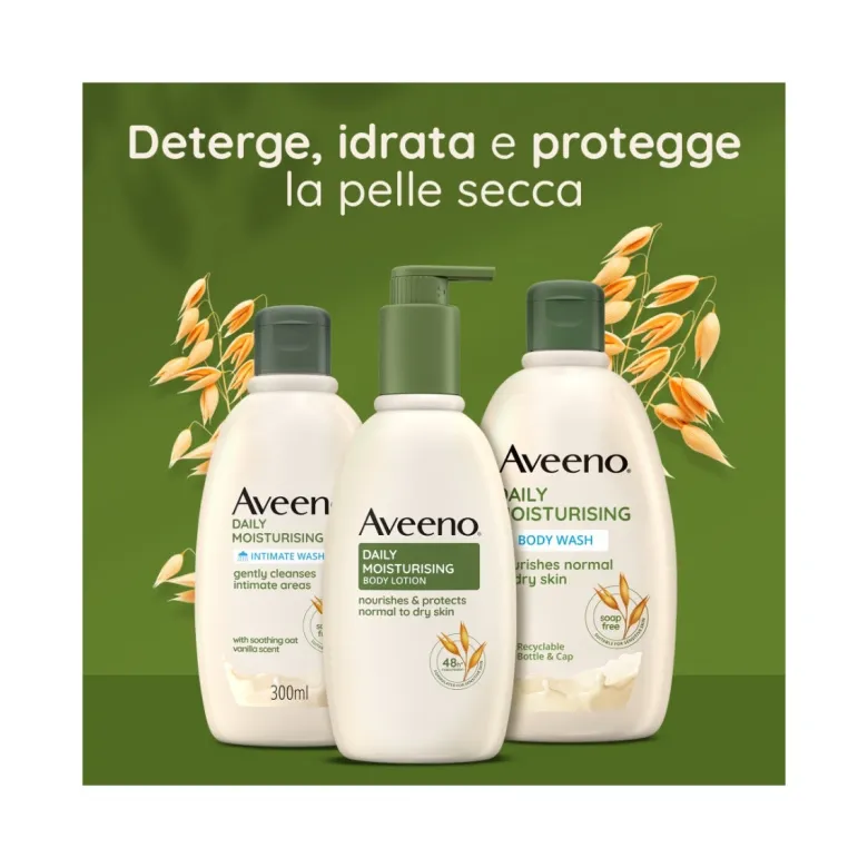 Aveeno Daily Moisturising Bagno Doccia profumo delicato 300ml
