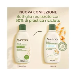 Aveeno Daily Moisturising Bagno Doccia profumo delicato 300ml