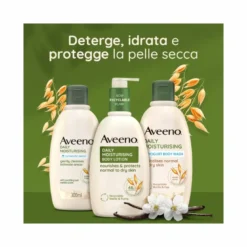 Aveeno Daily Moisturising Bagno Doccia allo Yogurt al profumo di Vaniglia e Avena 300ml