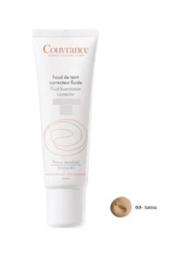 Avene Couvrance Fondotinta Correttore Fluido 3.0 Sabbia pelli sensibili SPF20 30ml