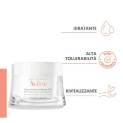 Avene Crema Viso Ricca Nutritiva Rivitalizzante per pelli secche 50ml