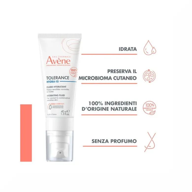 Avene Tolerance Hydra-10 Fluido Idratante 40ml