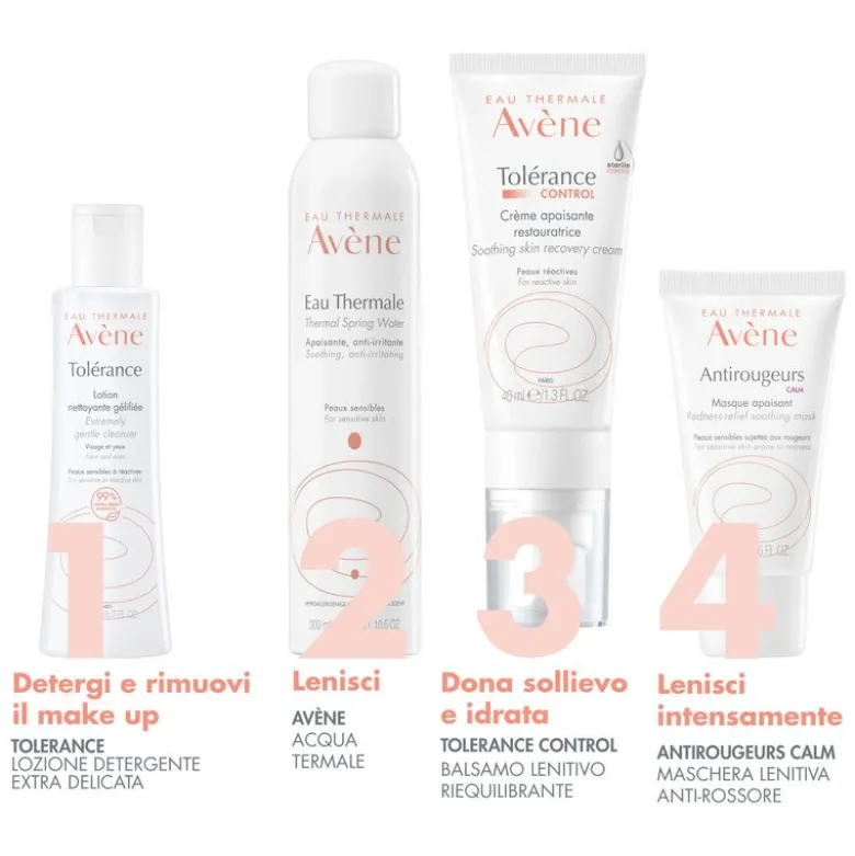 Avene Tolérance Lozione detergente in gel viso e occhi 400ml