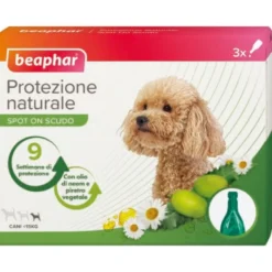 Beaphar Protezione Naturale Spot On Antiparassitario Cane Taglia Piccola 3 Pipette Da 2ml