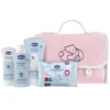 Beauty Case In Cotone Con Tessuto Impermeabile