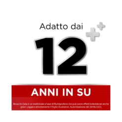 Benactiv Gola per il Mal di Gola 16 Pastiglie Gusto Miele e Limone