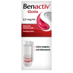 Benactiv Gola Spray Indicato per Mal di Gola 15ml