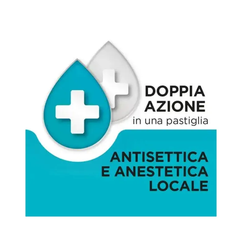 Benagol Antisettico per Bocca e Gola 24 Pastiglie Menta Fredda Senza Zucchero