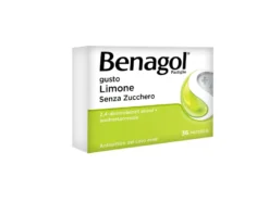 Benagol Antisettico per Bocca e Gola 36 Pastiglie Limone Senza Zucchero