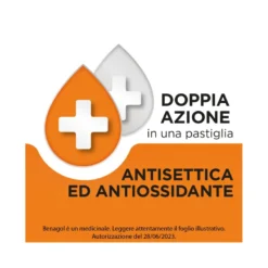 Benagol Antisettico per Bocca e Gola 36 Pastiglie Vit C Gusto Arancia