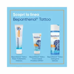 Bepanthenol Tattoo Detergente Delicato per Tatuaggi con Pantenolo Gel Senza Sapone 200ml
