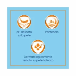 Bepanthenol Tattoo Detergente Delicato per Tatuaggi con Pantenolo Gel Senza Sapone 200ml