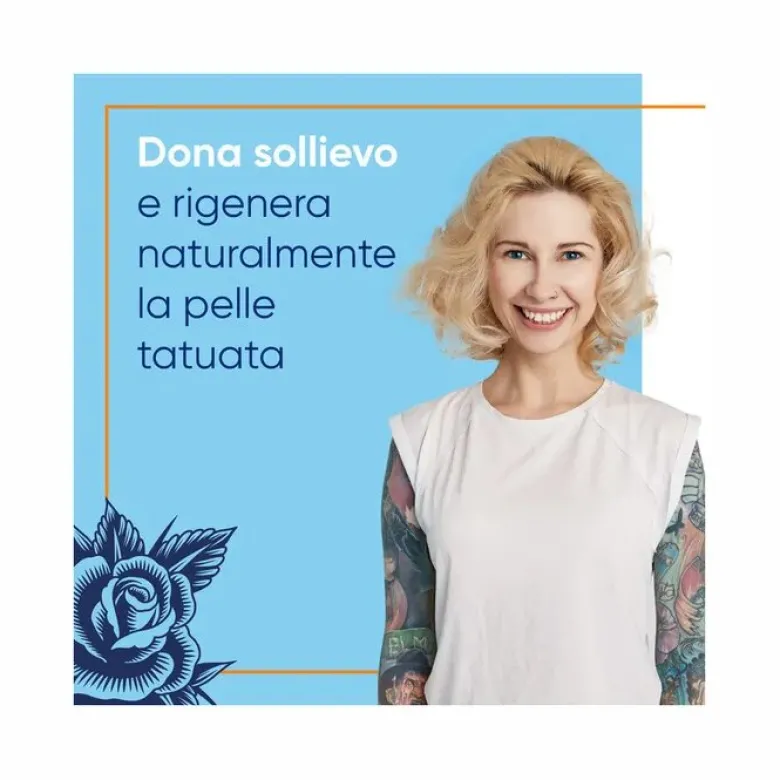 Bepanthenol Tattoo Pasta Trattamento Intensivo Tatuaggio con Pantenolo Idrata Rigenera la Pelle 100g
