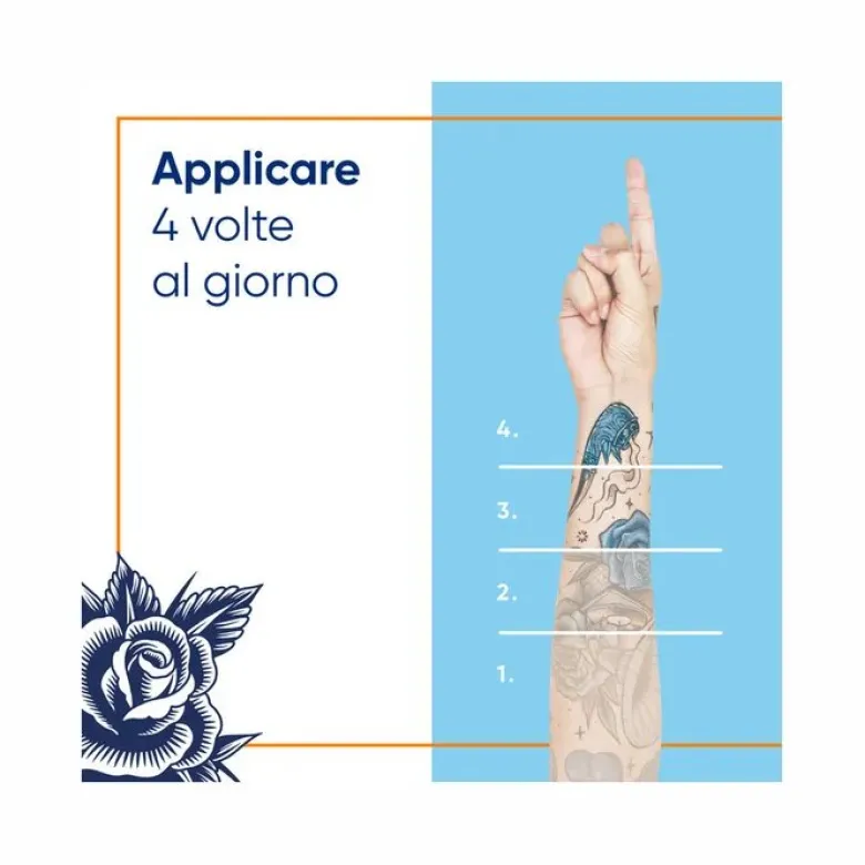 Bepanthenol Tattoo Pasta Trattamento Intensivo Tatuaggio con Pantenolo Idrata Rigenera la Pelle 100g