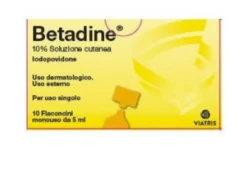 Betadine 10% Soluzione Cutanea 10 flaconcini monouso da 5ml