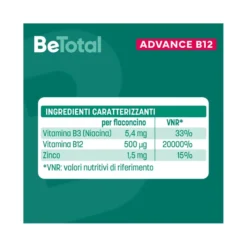 Be-Total Advance B12 Integratore 50+ Anni - 30 Flaconcini