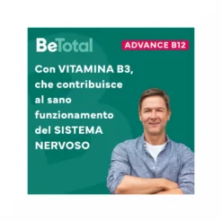 Be-Total Advance B12 Integratore Alimentare Vitamina B12 Vitamina B Zinco 15 Flaconcini