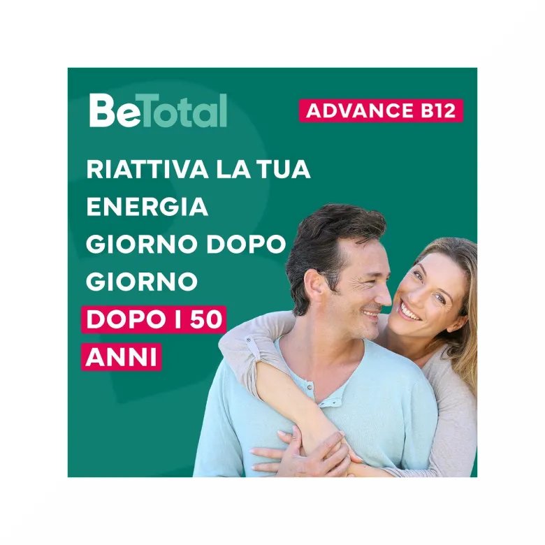 Be-Total Advance B12 Integratore Alimentare Vitamina B12 Vitamina B Zinco 15 Flaconcini