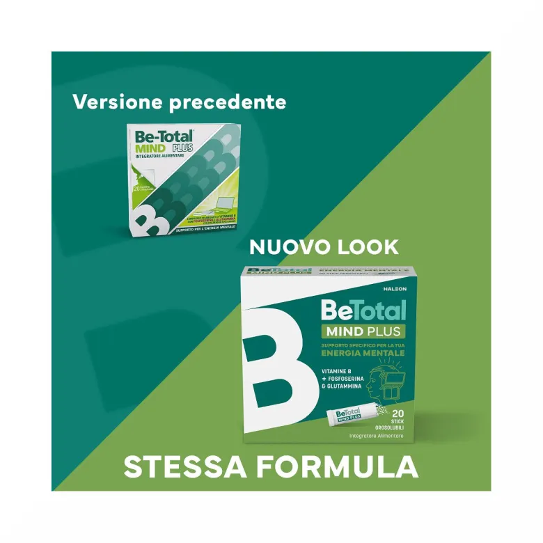 Be-Total Mind Plus Integratore Vitamina B Fosfoserina 20 bustine