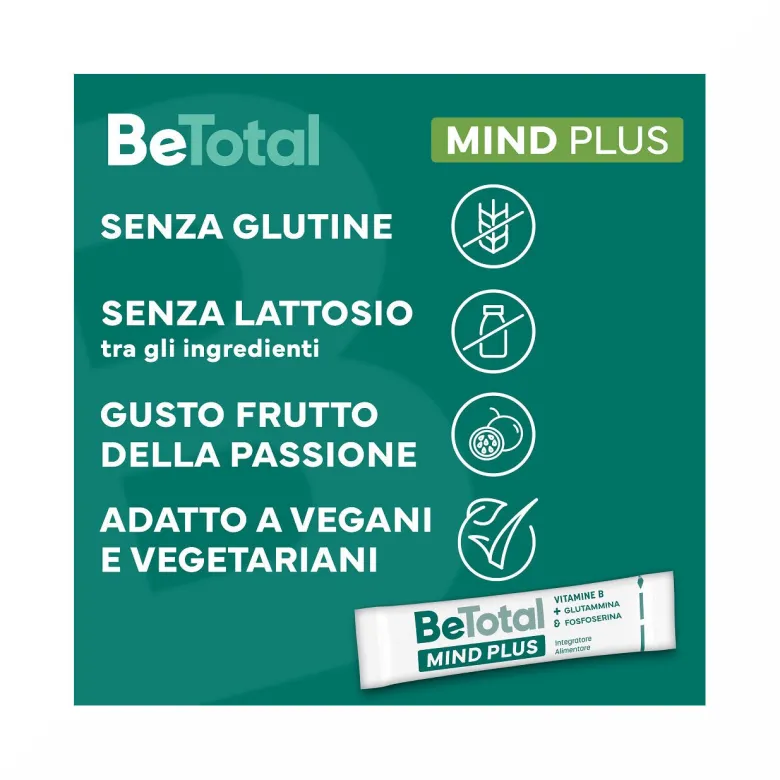 Be-Total Mind Plus Integratore Vitamina B Fosfoserina 20 bustine