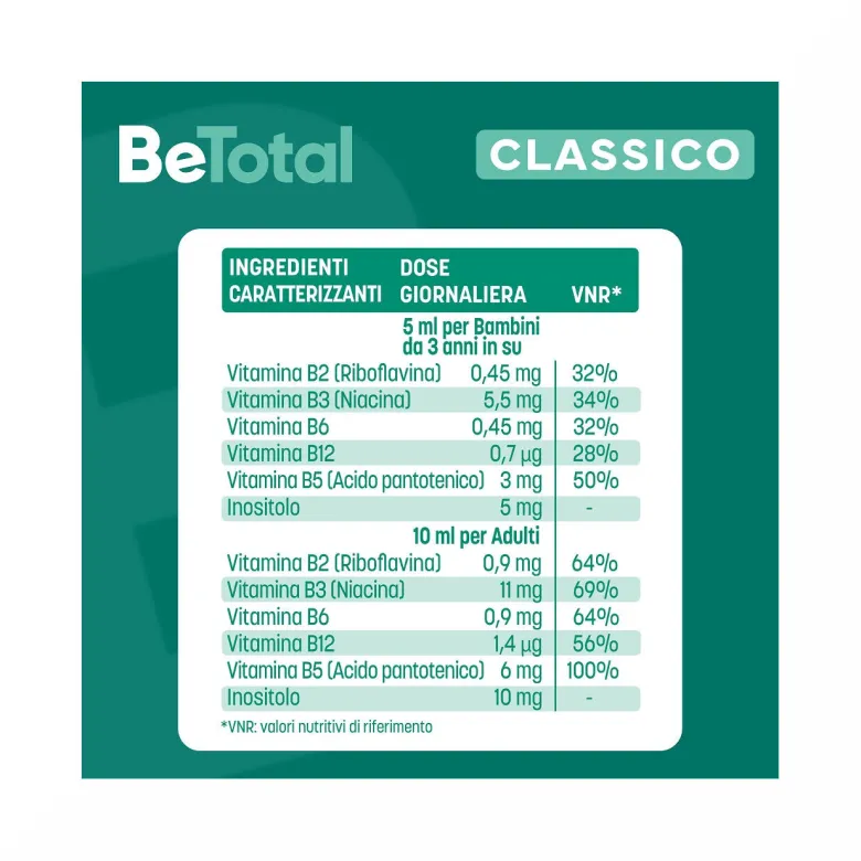 Be-Total Sciroppo Integratore Vitamina B Bambini 200ml