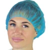 Bhealty cuffia monouso tonda colore azzurro 100 pezzi