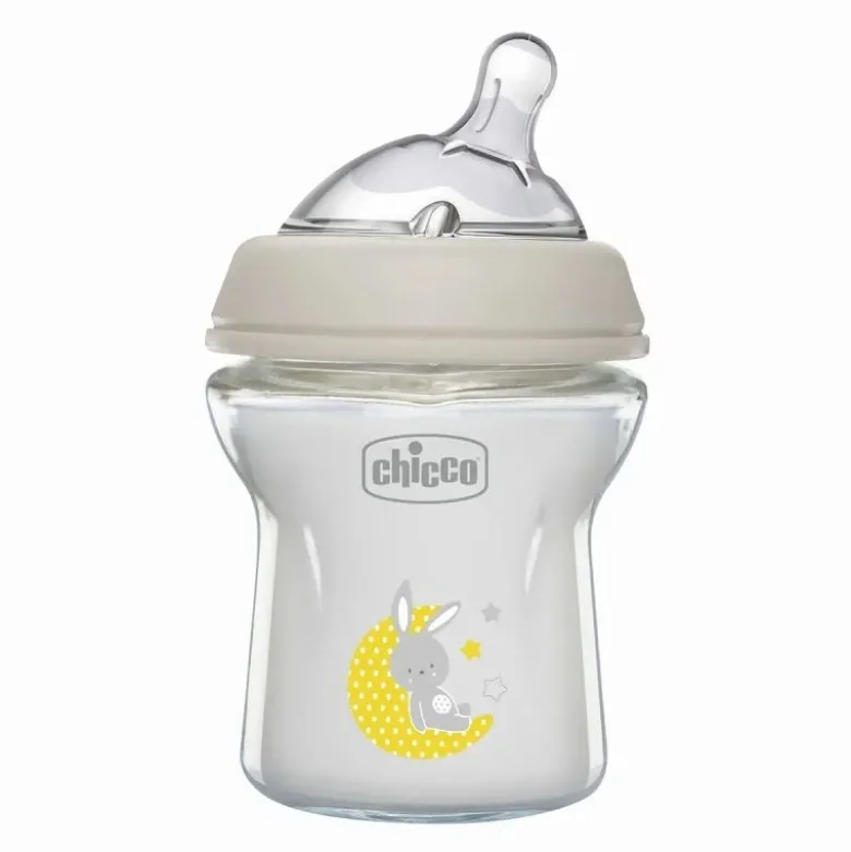 Biberon Vetro Natural Feeling Neutro Colore Grigio