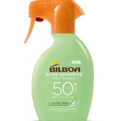 Bilboa Aloe Sensitive Pelli Sensibili Trigger Solare Corpo SPF50+ 250ml