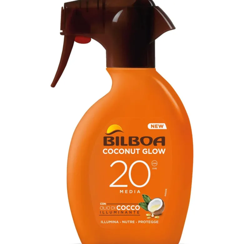 Bilboa Coconut Glow Spray Solare Trigger SPF20 250ml