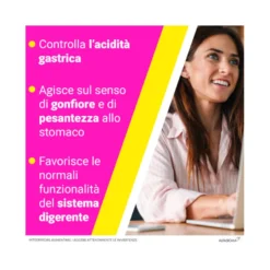 Biochetasi Digestione e Acidità 20 Compresse Masticabili Triplice Aiuto contro Difficoltà Digestive
