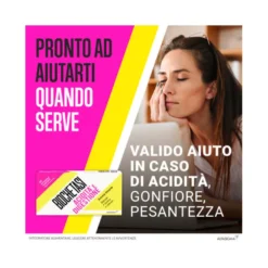 Biochetasi Digestione e Acidità 20 Compresse Masticabili Triplice Aiuto contro Difficoltà Digestive