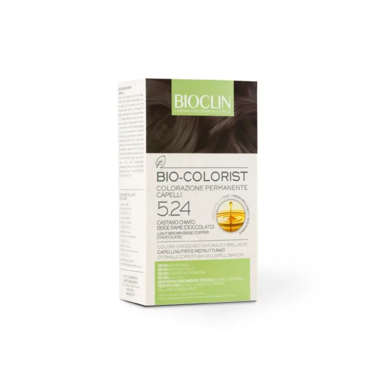 Bioclin Bio-Colorist colorazione permanente dei capelli n.5.24 Castano Chiaro