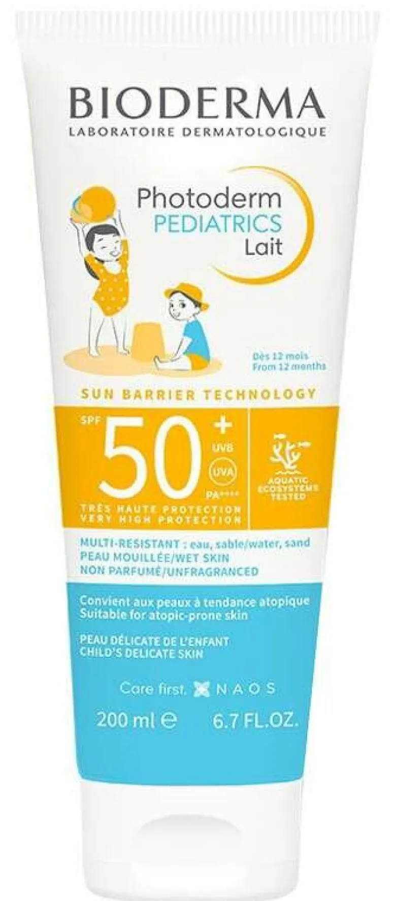 Bioderma Photoderm Pediatrics Latte Solare Viso E Corpo 200ml SPF50+
