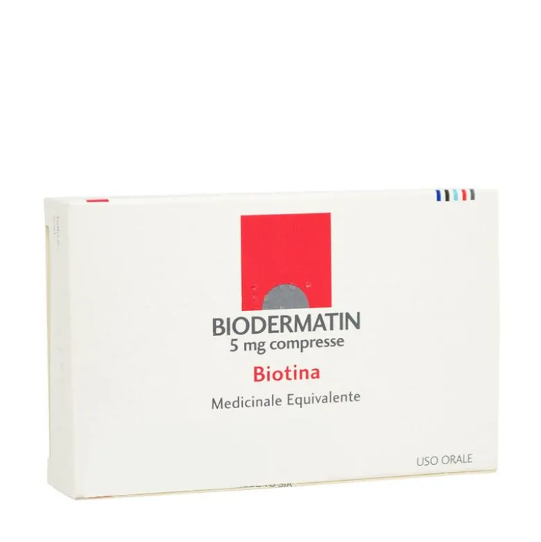 Biodermatin vitamina biotina 5mg 30 compresse
