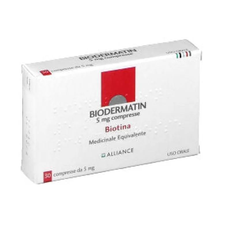 Biodermatin vitamina biotina 5mg 30 compresse